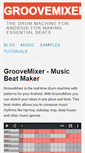 Mobile Screenshot of groovemixer.com