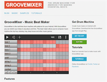 Tablet Screenshot of groovemixer.com